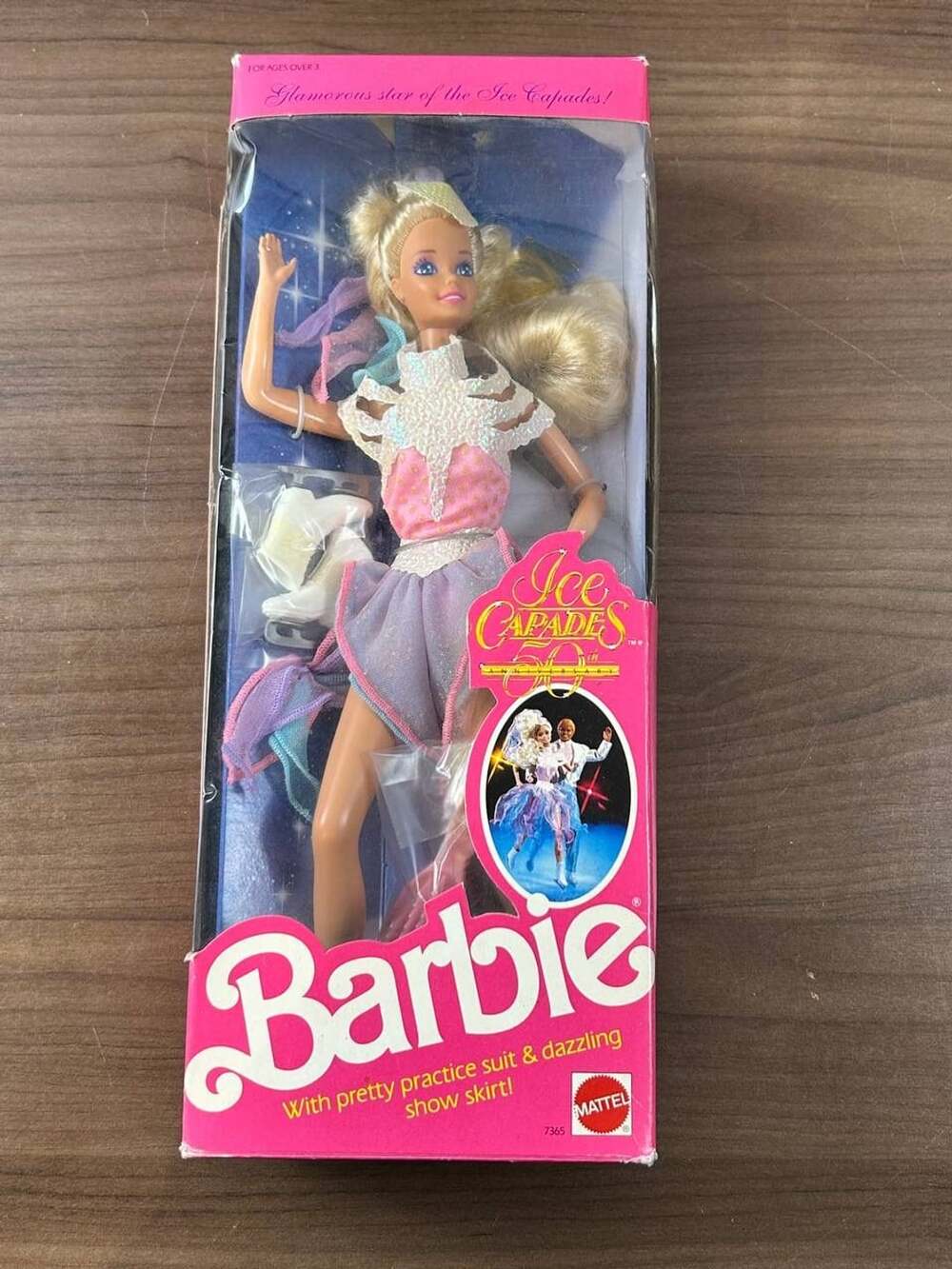 Mattel Ice Capades Barbie 50th Anniversary 1989 #7365 Doll